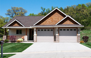 Image of a home with cedar shake accent gables